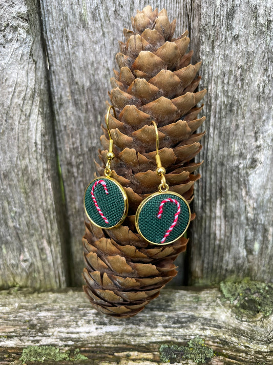 Candy Cane Earrings